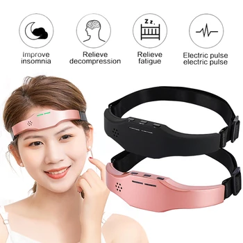 

Electric Head Massager Wireless Stress Pain Relief Brain Massage Helmet Unisex Help Sleep Therapy Device Sleeping Aid