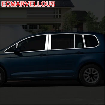 

Window Body Trunk Rear Panels Automobile Modified Chromium Car Styling Bright Sequins Accessory 16 17 18 FOR Volkswagen Touran L