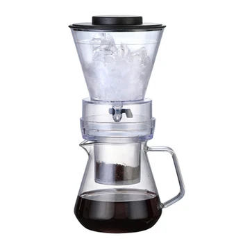 

Ice Drip Coffee Pot Glass Coffee Maker Regulatable Dripper Filter Cold Brew Pots Ice Brewer Percolators Espresso Coffee