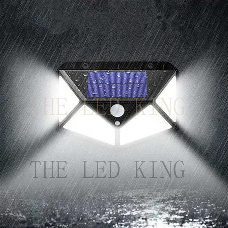 100 Solar LED Light Outdoor 3 Modes Lamp with Motion Sensor Waterproof Sunlight Steet for Garden | Освещение