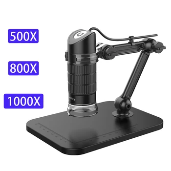 

Mega Pixels 500X 800X 1000X 8 LED Digital USB Microscope Microscopio Magnifier Electronic Stereo USB2.0 Endoscope Camera