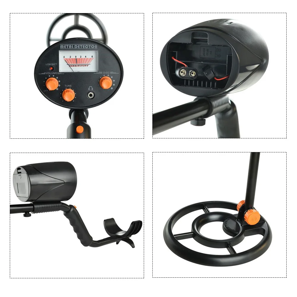 Underground Metal Detector High Accuracy Treasure Hunter Metal Finder Treasures Seeking Tool with Pinpoint Function Gold Digger