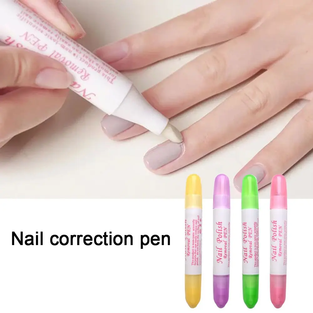 1Pcs Nail Polish Cleaning Remover Brush Corrector Erase Pen Art Tools UV Gel Degreaser Manicure Accessory | Красота и здоровье