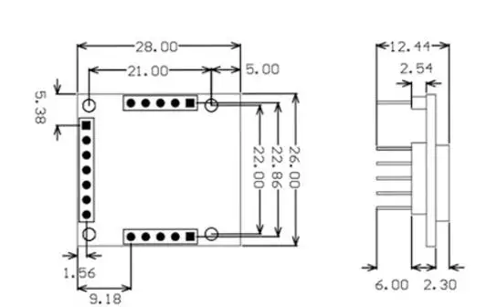 SIM800C GPRS GSM беспроводной модуль макетная плата SIM800 USB к ttl Модуль 5-18 в для Arduino с 2,54 контактная шина