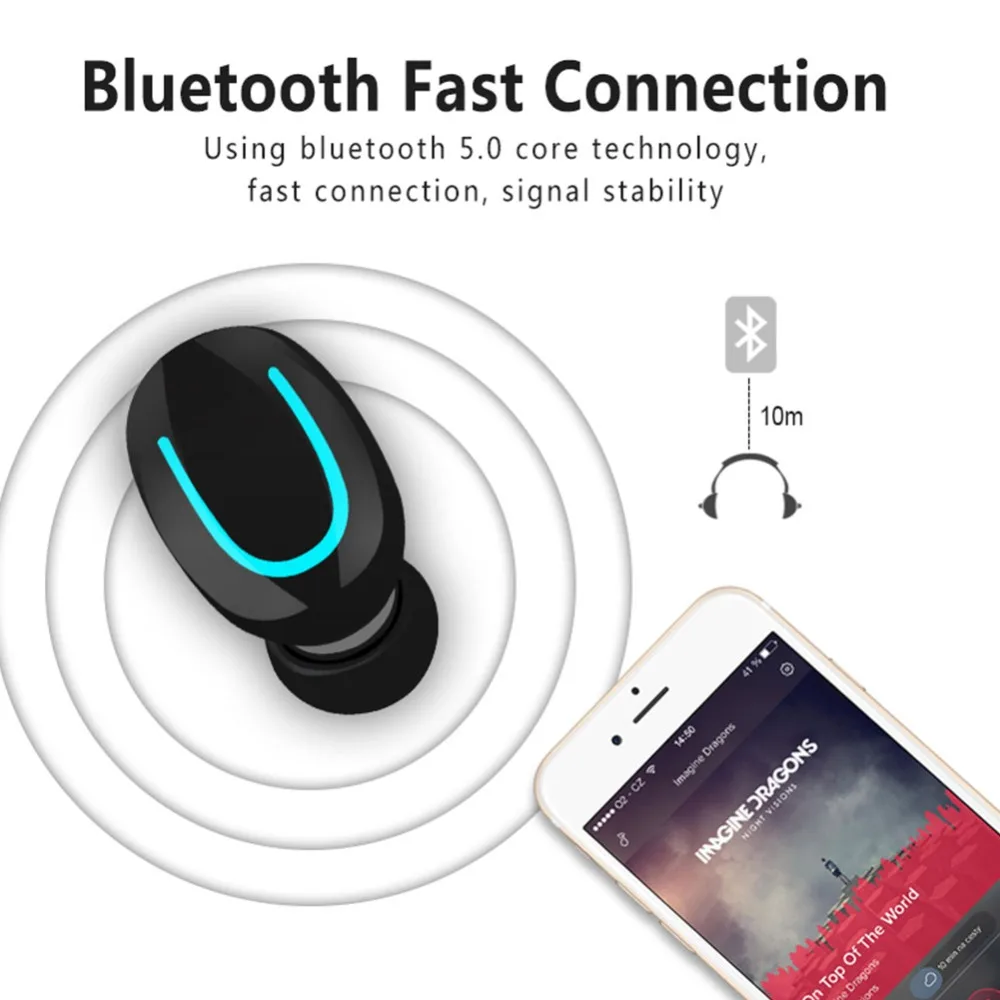 Мощный цифровой дисплей TWS-Q32 bluetooth-гарнитура 5,0 магнитные стерео беспроводные стерео спортивные bluetooth-гарнитура с мобильным питанием