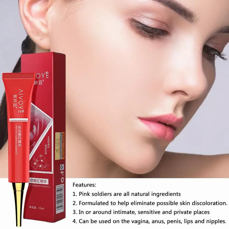 Осветляющий отбеливающий крем для тела увлажняющий губ уход за кожей и вагиной