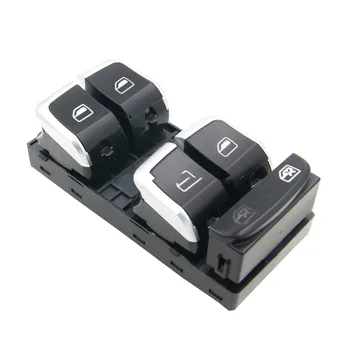 

Front Left Electric Power Driverside Plated Window Switch Lifter Adjust Button Master Panel 8KD959851A