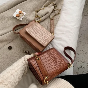 

women's bag for woman Brand original design Women 2020 New Fashion Casual Square Bag Chain Single Shoulder Messenger Bag
