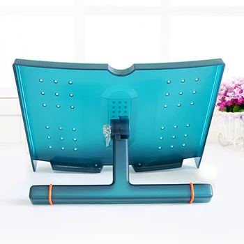 

Portable Bookend Stand Reading Book Stand Books Recipe Shelf Folding Holder Organizer for Office School