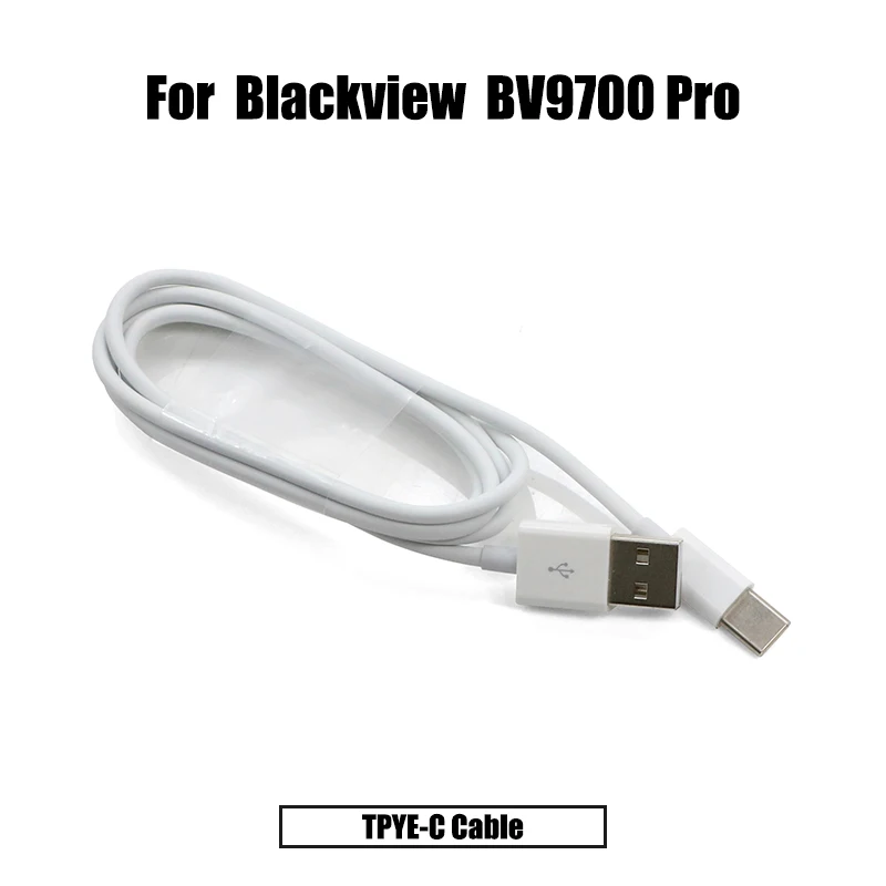 Only TPYE-C Cable USB адаптер питания зарядное устройство для Blackview BV9700 Pro ЕС вилка путешествия TPYE-C USB кабель передачи данных зарядный кабель - Цвет: Only TPYE-C Cable