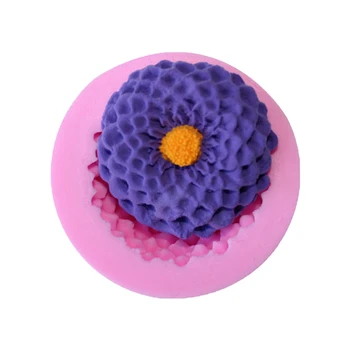 

s ilicone Mold Violet Flower Shape c ookies Cake Tools f ondant Cake Moulds d ecorating Cooking Tools Kitchen Accessories