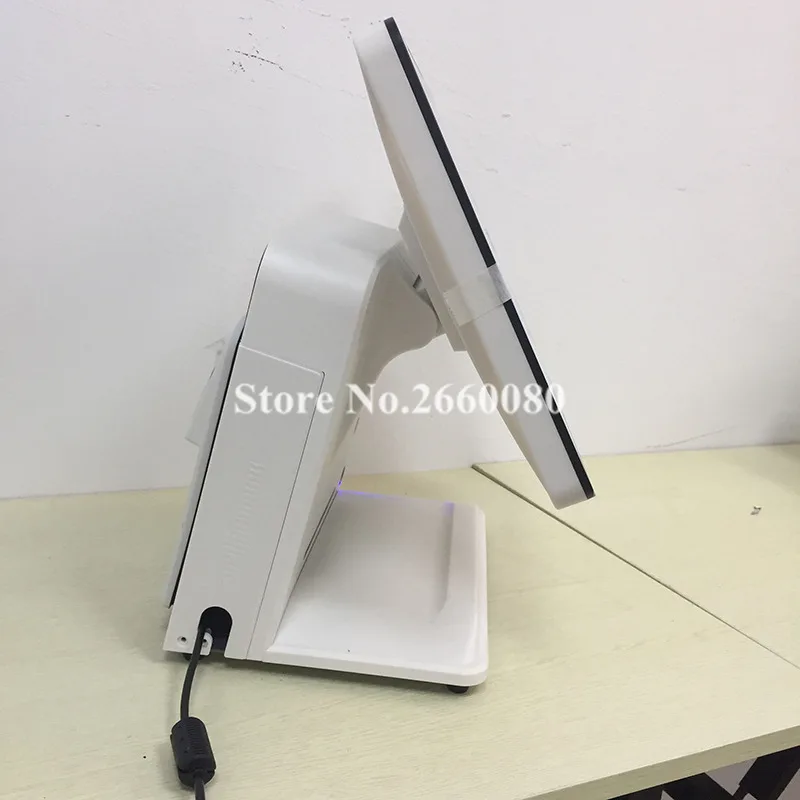 US $200.00 Touch POS System Terminal Machine 15 Touch Panel LCD Monitor Screen With Small Customer Display Cash Register