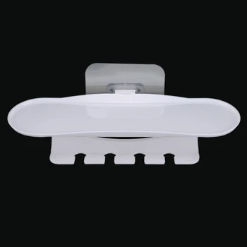 

No Punching And No Trace Paste Toothbrush Holder Razor Holder Wall-Mounted Toothbrush Holder Bathroom Storage Rack
