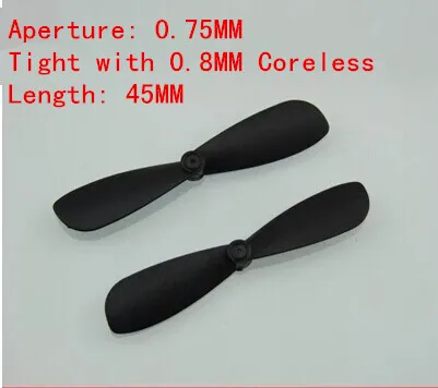 

Coreless motor 45MM small propeller shaft reverse paddle tight with 0.8MM DIY model aircraft remote control toy aircraft parts