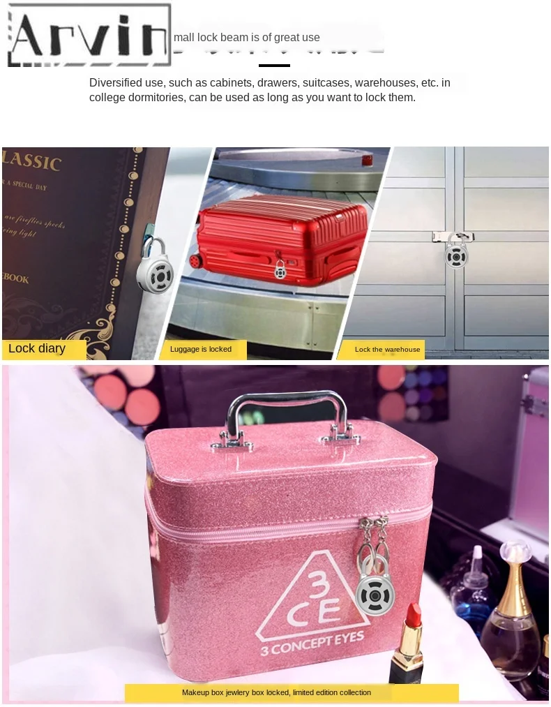 Smart padlock Bluetooth password mobile phone APP travel backpack luggage cabinet lock gym electronic small padlock M1