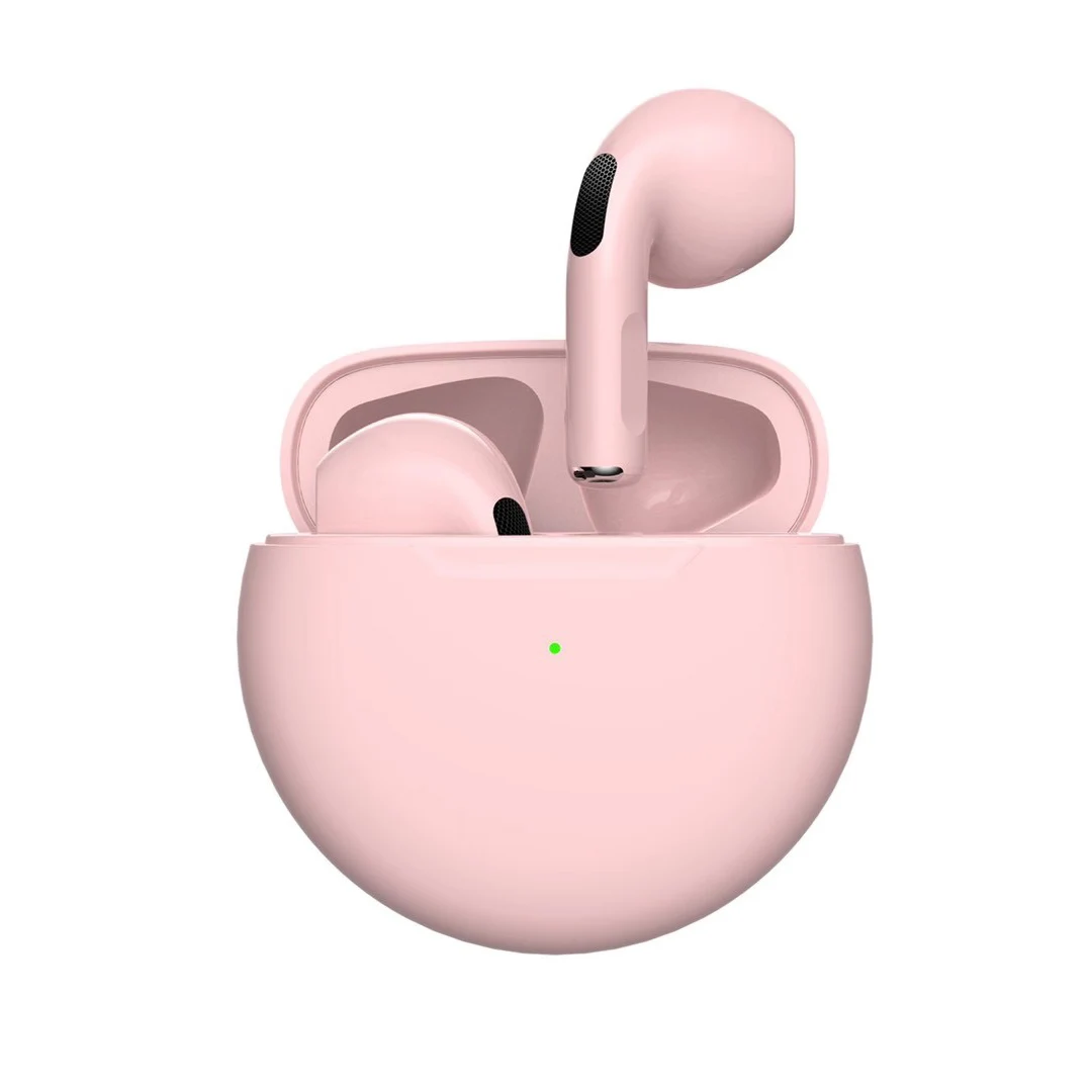 Wireless Headphones Bluetooth Earphone With Microphone TWS Pro 6 Earbuds In Ear Buds Running Earpieces For Xiaomi Huawei iPhone
