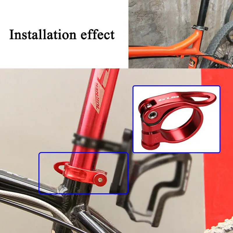 31,8/34,9 мм велосипедный зажим для сидений MTB алюминиевый сплав зажимы для сидений для шоссейного велосипеда быстросъемные сверхлегкие велосипедные аксессуары