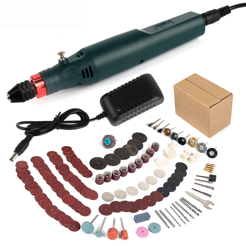 51 penne elettriche per incisione, ricaricabili USB, set di attrezzi per incisione, 25,000 giri/min, regolabili, senza fili, mini set di attrezzi per incisione con accessori per gioielli, legno