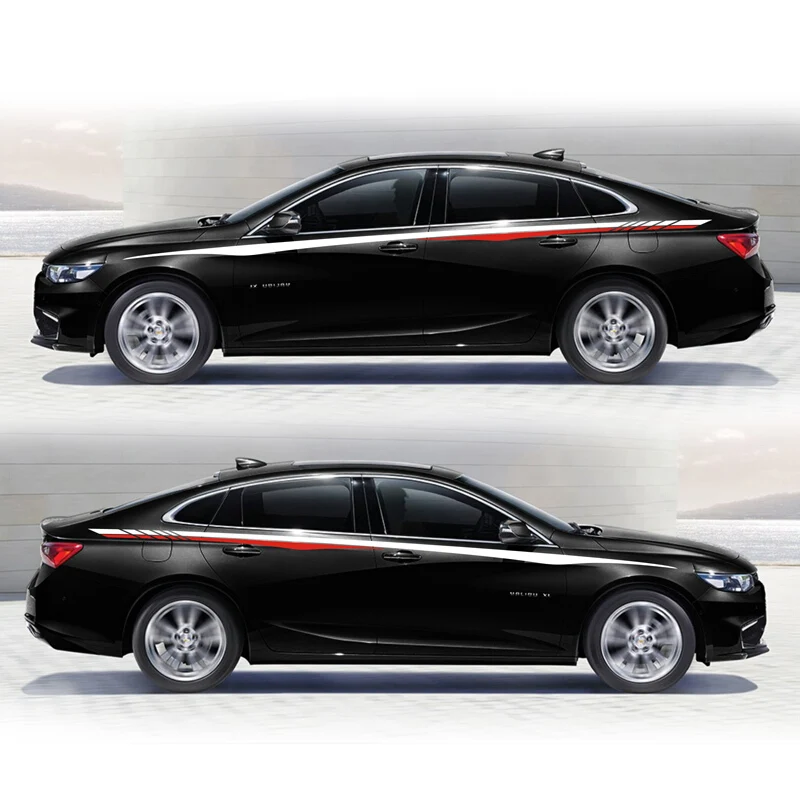 World Datong, автомобильный Стайлинг, Спортивная наклейка для автомобиля Chevrolet Malibu Cruze Aveo Captiva, боковые спортивные авто наклейки