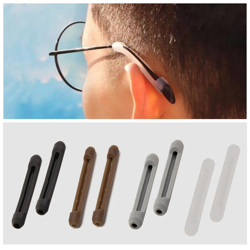 

1 Pair Beautiful Glasses Sunglasses Slip Sets Glasses Leg Sets Anti Slip Silicone Ear Hook Temple Tip Holder Hook