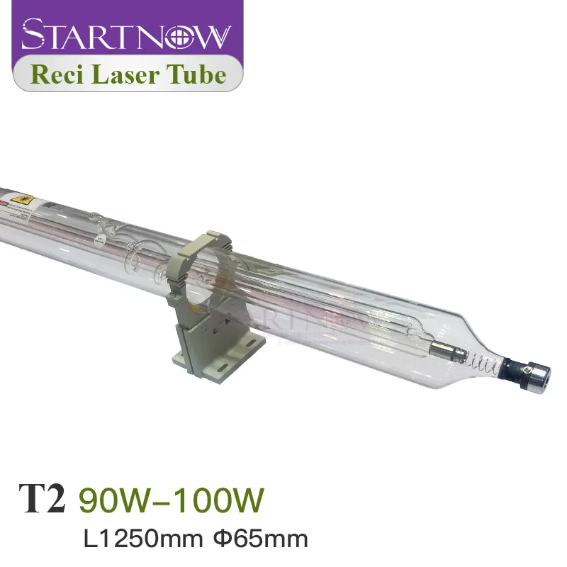 Startnow Reci T2 90 Вт-100 Вт CO2 лазерная трубка деревянная коробка упаковка диаметр. 65 мм для CO2 лазерной гравировки резки Z2