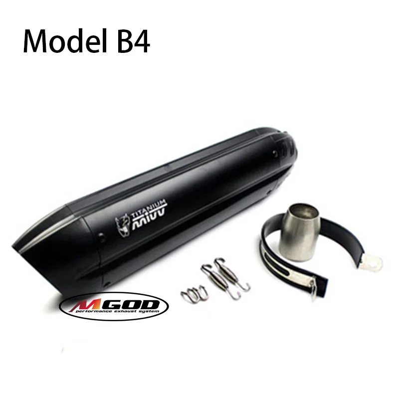 Универсальный 51 мм Akrapovic Мотоцикл выхлопная труба Escape Moto Bike для Mivv kawasaki er6n sv650 cb650f cb1000r cbr250r Z800 MT07 - Цвет: I05-8