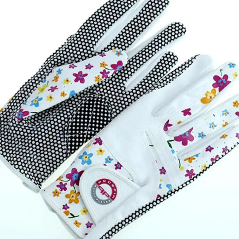Hobbyлейн спортивные перчатки для гольфа спортивные перчатки левая рука правая рука 1 пара из натуральной кожи цвет ткани дамы и дамы скольжения