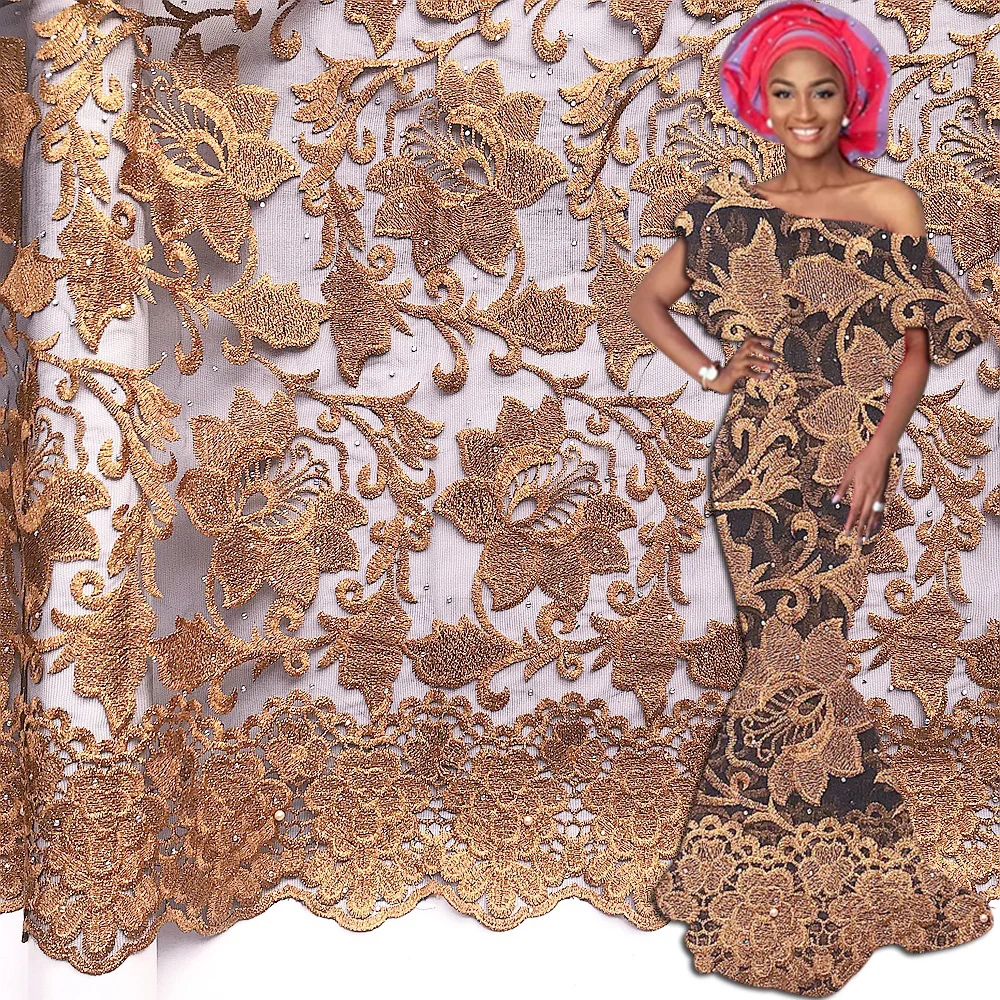 2020 горячая Распродажа нигерийская африканская кружевная ткань французский
