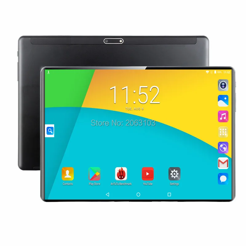 Скидка 1920*1200 ips 10 дюймовый планшетный ПК 8 ядерный Android 9,0 Оперативная память 6 ГБ Встроенная память 64GB 4 аппарат не привязан к оператору сотовой связи...