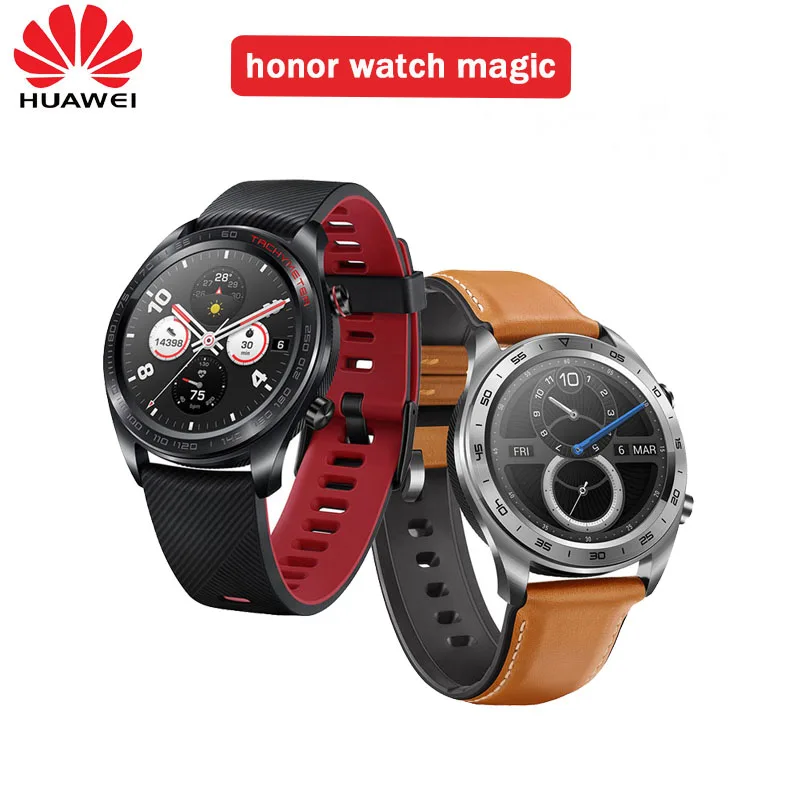 Huawei Honor Watch Magic, водонепроницаемые, gps, NFC, для работы, 7 дней, напоминания о сообщениях, пульсометр, трекер сна, экран 1,2 дюйма