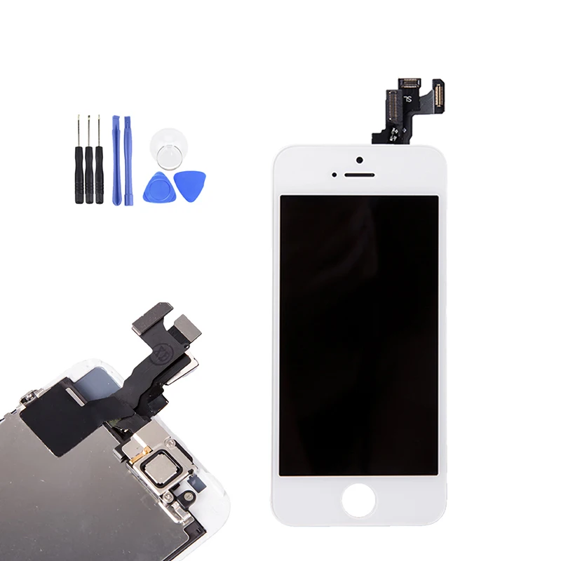 ЖК дисплей в сборе для iPhone 5 5c сменный сенсорный стеклянный модуль дигитайзер