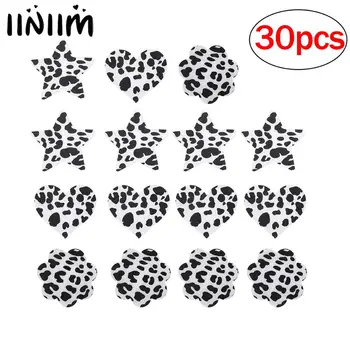 

15 Pairs Women Flower +Stars +Heart Shape Cow Printed Disposable Pasties Nipple Cover Self-Adhesive Breast Nipple Cover Stickers