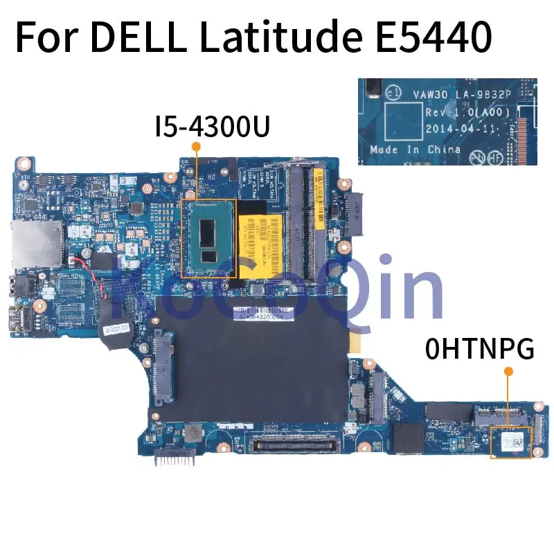 Материнская плата для ноутбука DELL Venue 11 Pro 7139 I5-4300Y материнская 0RFDKW REV.2.3 SR192 |