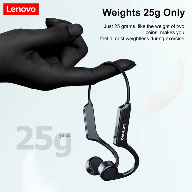 Lenovo X4 Bone Conduction Headphones Wireless Bluetooth 5.0 TWS Earphones Waterproof Sport Running Stereo Neck Hanging Headset 4