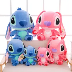 Disney stitch disney 35-80 см гигантский мультфильм "Лило и Стич" и peluche стежка плюшевые игрушки кукла детская мягкая игрушка подарок на день рождения