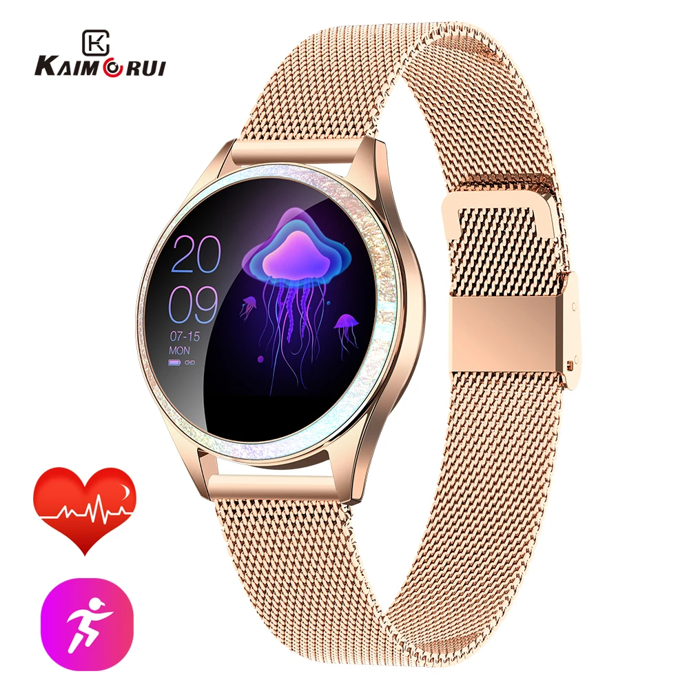 

Smart Watch Women Heart IP68 Waterproof Pedometer Bluetooth Fitness Bracelet Female Smartwatch Call Reminder for Android IOS