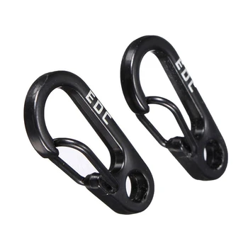 

Stainless Steel Carabiner Bottle Hook Buckle Hanging Padlock Keyring Camping Hiking tents Snap Hook Hot Sale