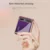 For Samsung zflip mobile phone case sm-f7000 folding 5g protective case f7070 gradient color f700n glass electroplating