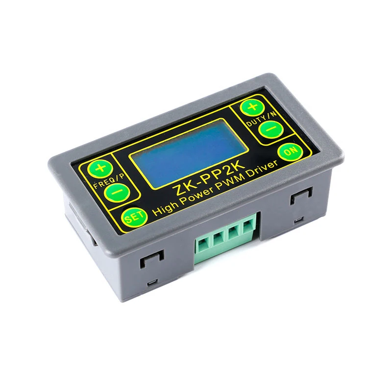 ZK-PP2K PWM DC 3.3~30V 12V 24V Motor Speed Controller regulator 8A 150W Adjustable LED Dimmer Pulse Frequency Duty Ratio dc motor speed controller motor speed controller electric motor speed controller