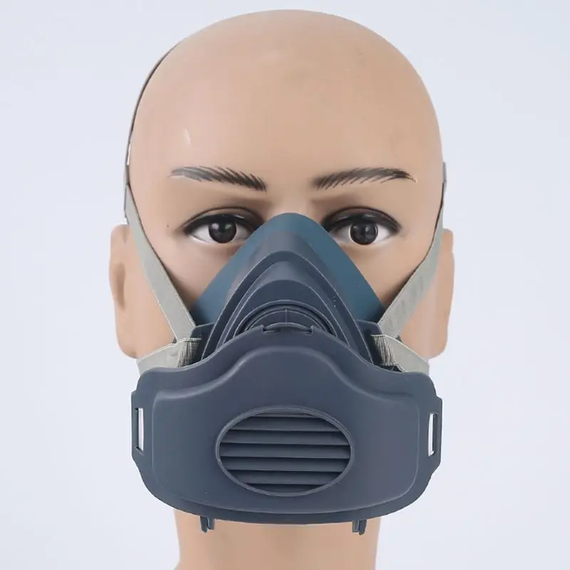 1 компл. 3800 Пылезащитная маска против пыли респиратор фильтр ватный диск промышленный распылитель краски химическая защитная маска
