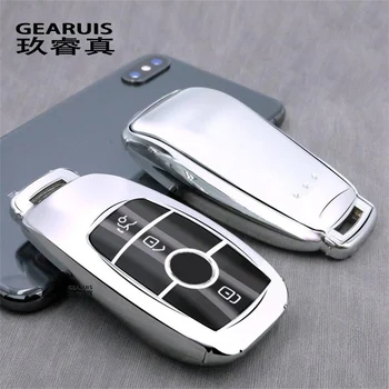 

Car Styling TPU Key Cover Case Shell Bag Protective Key Ring Stickers For Mercedes Benz A C E S Class W213 W205 w177 Accessories