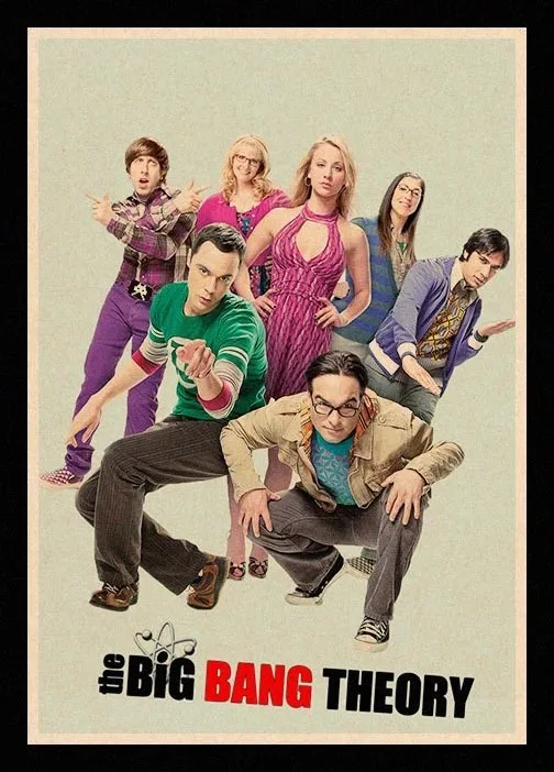Идеальный JLThe Big Bang Theory Young Sheldon винтажные Плакаты для дома/бара/гостиной Декор из крафт-бумаги высокого качества плакат HBA46