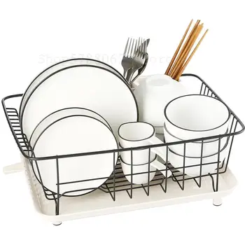

Drain Dish Rack Chopsticks Storage Rack Basket Kitchen Household Cupboard Plate Dish Rack