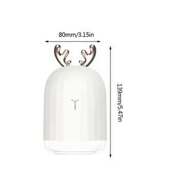 

High Quality 220ML Ultrasonic Air Humidifier Aroma Essential Oil Diffuser for Home Car USB Fogger Mist Maker with LED Night Lamp