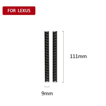 

5pcs Cover Trims Carbon Fiber Sticker Decoration For Lexus IS250 IS350