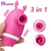 Sucking & Licking Tongue Vibrator Sex Toy for Women Clit Nipple Sucker Clitoris Stimulator Oral Sucking Vibrator Masturbator 1