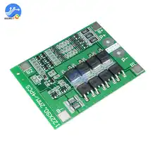 3S 11.1V 12.6V 25A 18650 Li-ion lityum pil şarj koruma levhası PCB 18650 güç bankası kaynağı pil dengeleyici