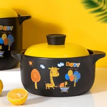 Машина кошка керамическая кастрюля мультфильм суп горшок hello kitty милый кастрюля здоровье кастрюля подарок 3