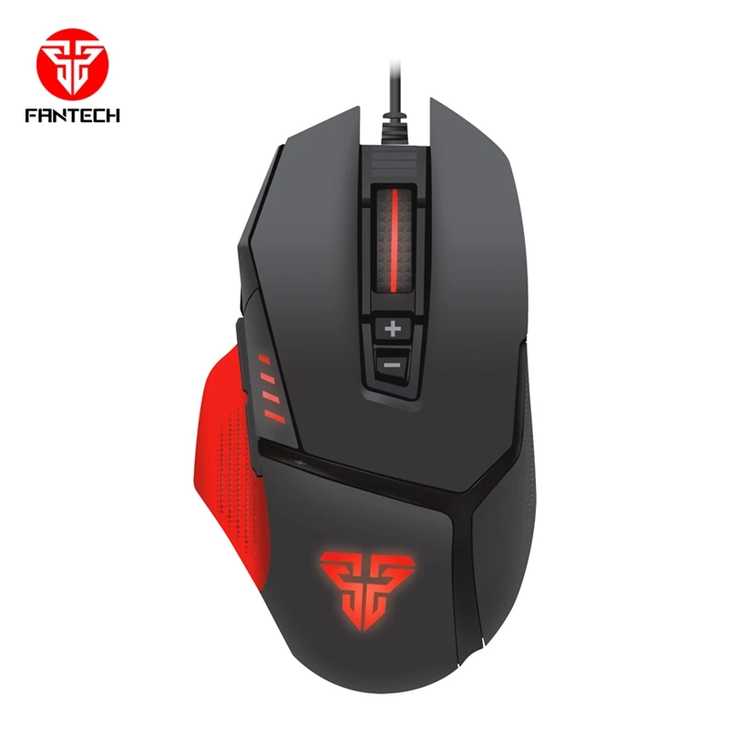 Fantech X11, компьютерная мышь для макросъемки, цвет Rgb, Usb, Проводная Подсветка, 8000 точек/дюйм, 8 кнопок, оптическая игровая мышь для ПК, Pubg Gamer Cs