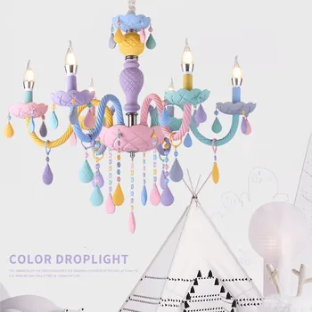 

Modern Chandelier Lighting Kids Room Chandeliers Nursery Decor Lustres Para Sala for Indoor Living Room Bedroom Kitchen Children